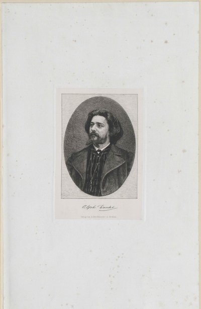 Alphonse Daudet (nyomtatás) alkotó: Artist Unknown