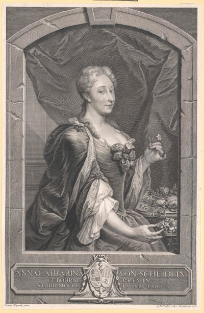 Anna Katharina von Scheidlin alkotó: Artist Unknown
