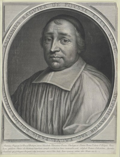Antoine Raguier de Pouss00000000 (nyomtatás) alkotó: Artist Unknown