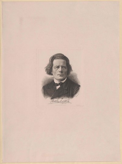 Anton Rubinstein (nyomtatás) alkotó: Artist Unknown
