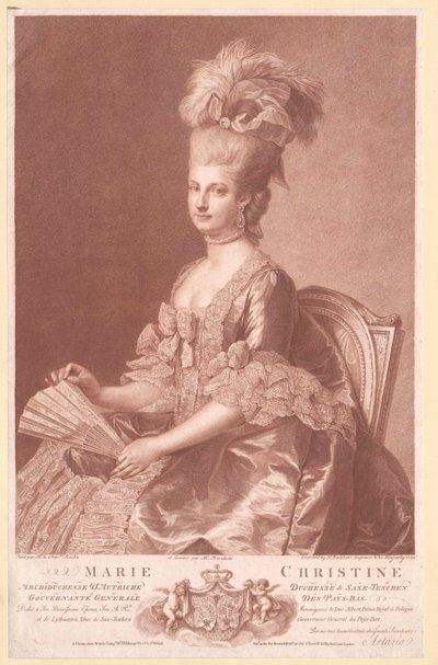 Marie Christine osztrák főhercegnő alkotó: Artist Unknown