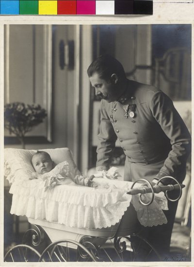 Ferenc Ferdinánd főherceg és fia, Maximilian alkotó: Artist Unknown