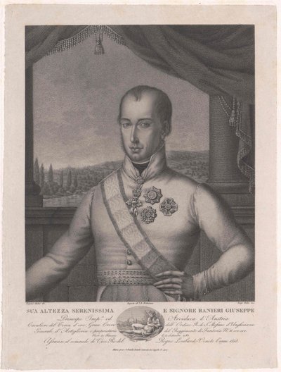 Rainer osztrák főherceg alkotó: Artist Unknown