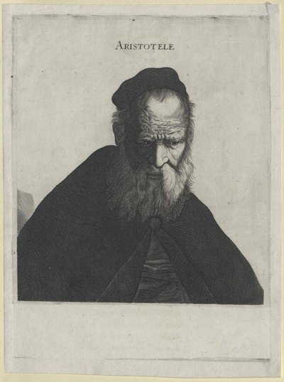 Arisztotelész (nyomtatás) alkotó: Artist Unknown