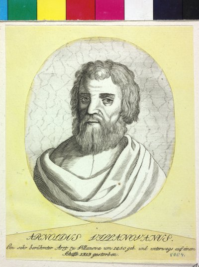 Arnaldus of Villanova (nyomtatás) alkotó: Artist Unknown