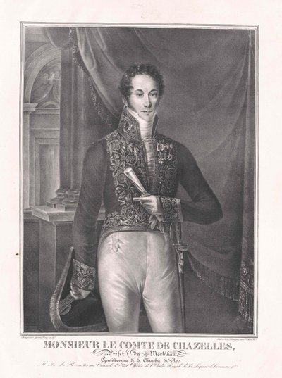 Augustin-Jean-Baptiste-Louis-Marie Comte Chazelles alkotó: Artist Unknown