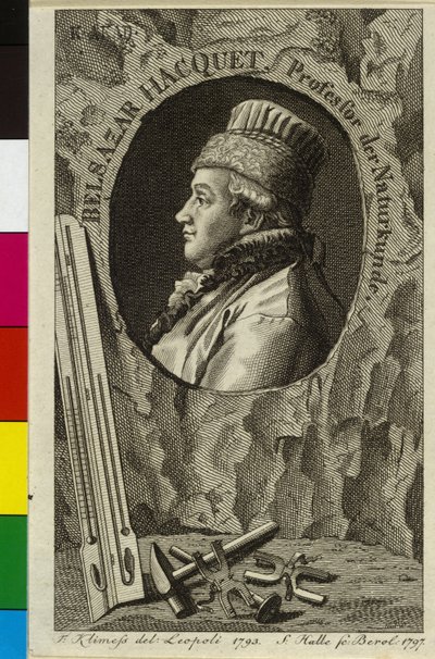 Balthazar Hacquet de La motte (nyomtatás) alkotó: Artist Unknown