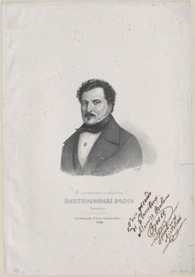 Bartolommeo Bosco (nyomtatás) alkotó: Artist Unknown