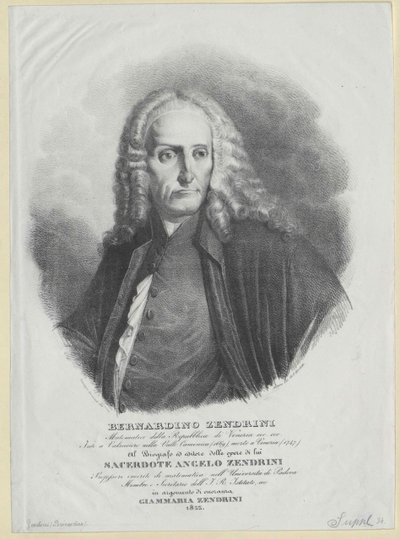 Bernardino Zendrini alkotó: Artist Unknown