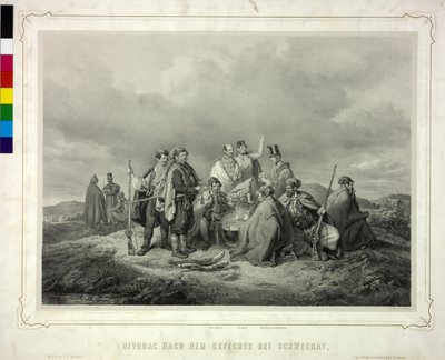 Biwak a schwechati harc után alkotó: Artist Unknown