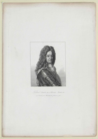 Camille de Hostun Tallart (nyomtatás) alkotó: Artist Unknown