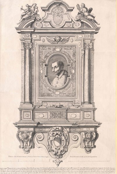 Carlo Borromeo (nyomtatás) alkotó: Artist Unknown