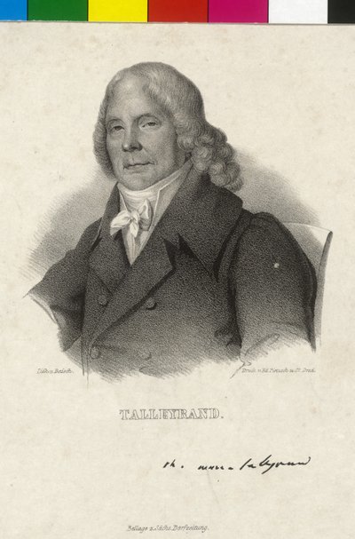 Charles Maurice Talleyrand-Perigord hercege alkotó: Artist Unknown