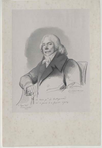 Charles Maurice Talleyrand-Perigord hercege alkotó: Artist Unknown