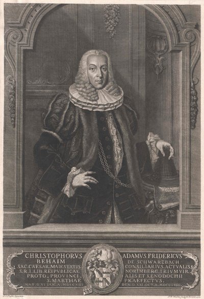 Christoph Adam Frederick Behaim von Schwarzbach alkotó: Artist Unknown