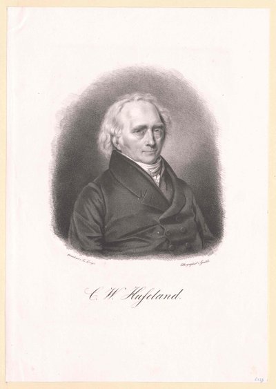 Christoph Wilhelm Hufeland alkotó: Artist Unknown
