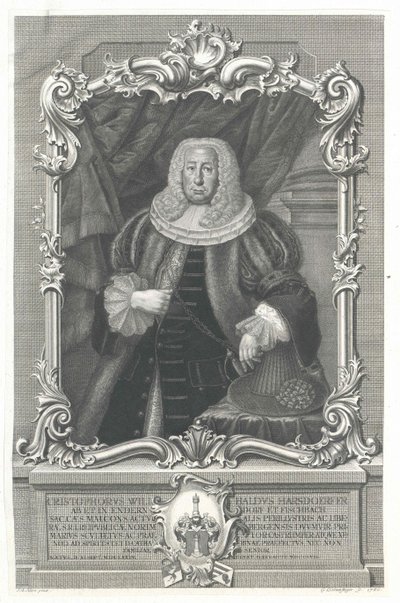 Christoph Wilibald Harsdoerfer Enderndorfból alkotó: Artist Unknown