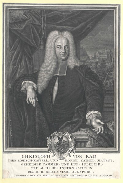 Christoph von Rad alkotó: Artist Unknown