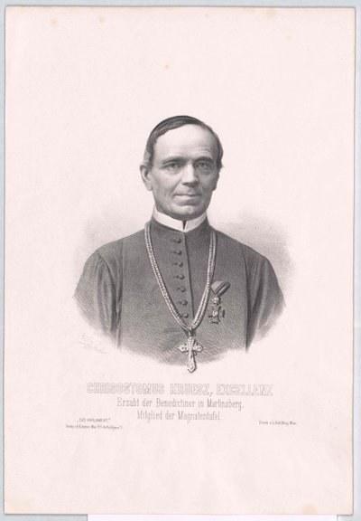 Chrysostomus Kruesz alkotó: Artist Unknown