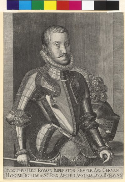 Martin rota Martin rézmetszete II. Rudolf császár alkotó: Artist Unknown