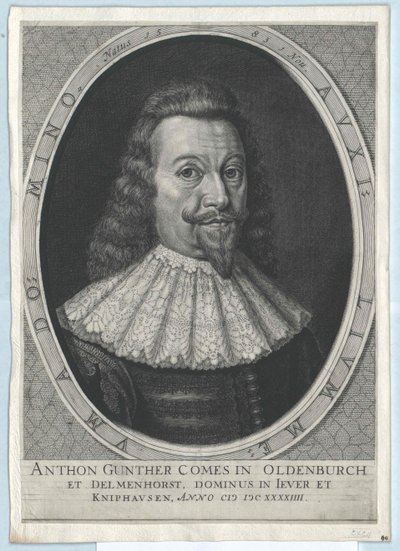 Anton Guenther oldenburgi gróf (nyomtatás) alkotó: Artist Unknown