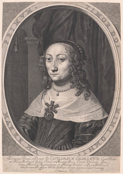 Zweibrueckeni Katalin Charlotte palatin grófnő alkotó: Artist Unknown