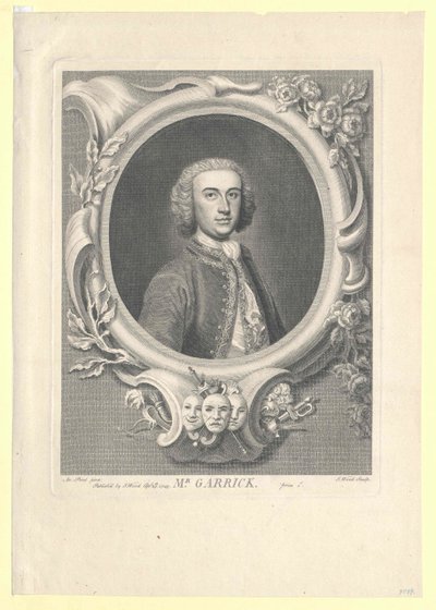 David Garrick alkotó: Artist Unknown