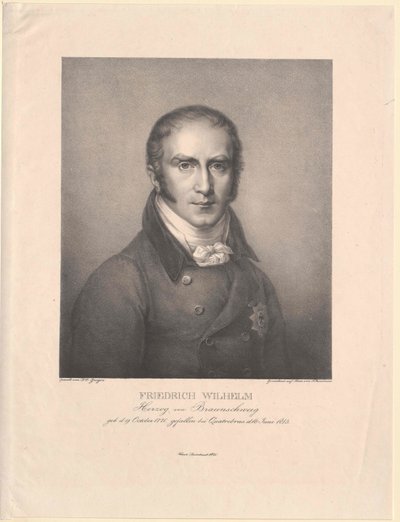Friedrich Wilhelm, Brunswick-Oels hercege Friedrich Wilhelm alkotó: Artist Unknown