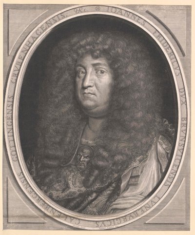 Johann Friedrich, Braunschweig-Lüneburg hercege (nyomtatás) alkotó: Artist Unknown