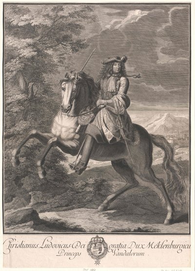 Mecklenburg-Schwerin hercege Christian Louis I. alkotó: Artist Unknown
