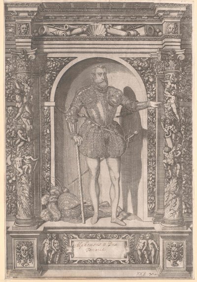 Modena és Ferrara hercege Alphonsus II d