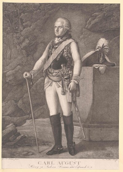 Eisenach Karl August szász-weimari herceg Eisenach alkotó: Artist Unknown