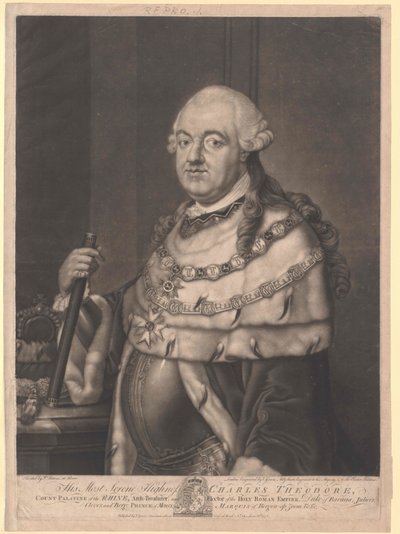 Karl Theodor bajor választófejedelem alkotó: Artist Unknown
