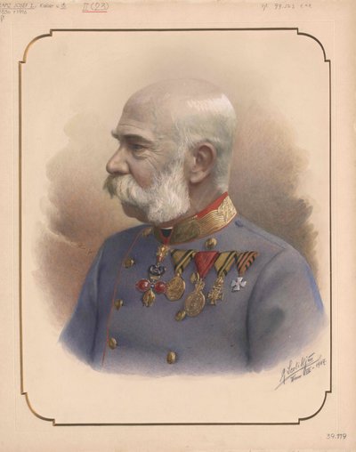 I. Ferenc József osztrák császár (nyomtatás) alkotó: Artist Unknown