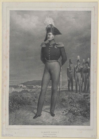 I. Miklós orosz császár alkotó: Artist Unknown