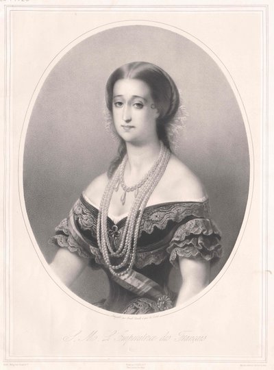 Eugenie francia császárné alkotó: Artist Unknown