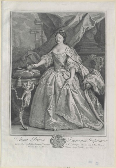 Anna Ioannovna orosz cárnő alkotó: Artist Unknown