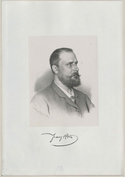 Franz Roth (nyomtatás) alkotó: Artist Unknown