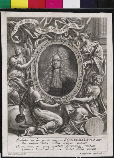 Friedrich Karl gróf Schönborn (nyomtatás) alkotó: Artist Unknown