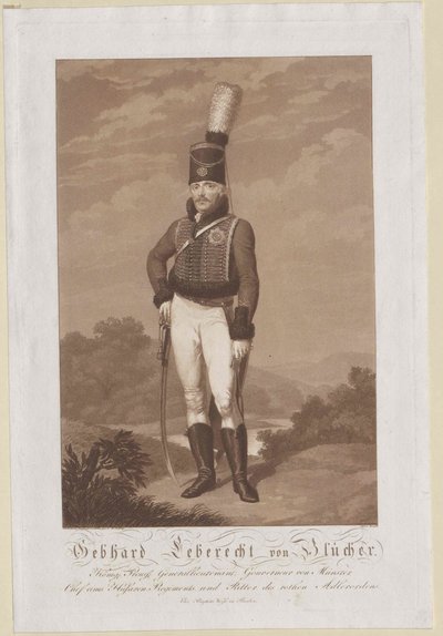 Gebhard Lebrecht Bluecher alkotó: Artist Unknown