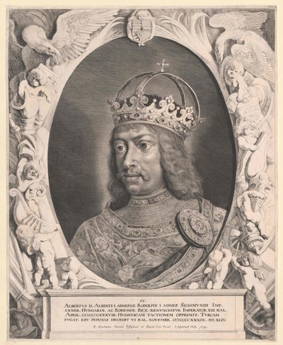 II. Albert német király (nyomtatás) alkotó: Artist Unknown
