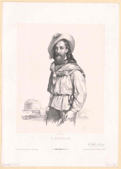Giuseppe Garibaldi alkotó: Artist Unknown