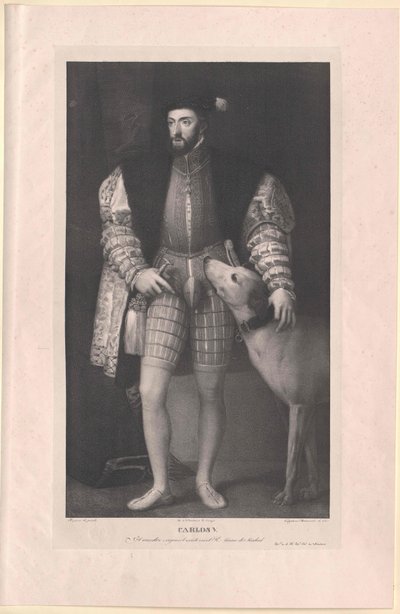 V. Károly római császár. alkotó: Artist Unknown