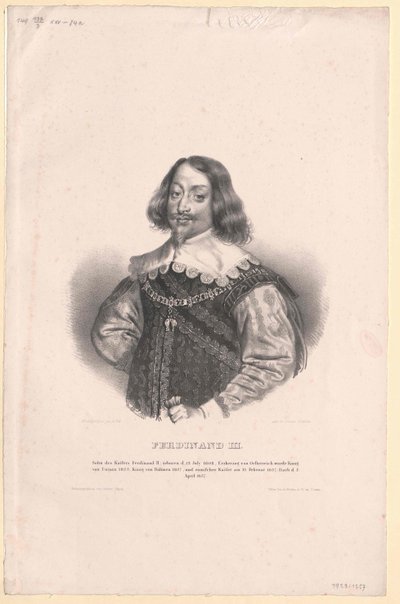 III. Ferdinánd szent római császár alkotó: Artist Unknown