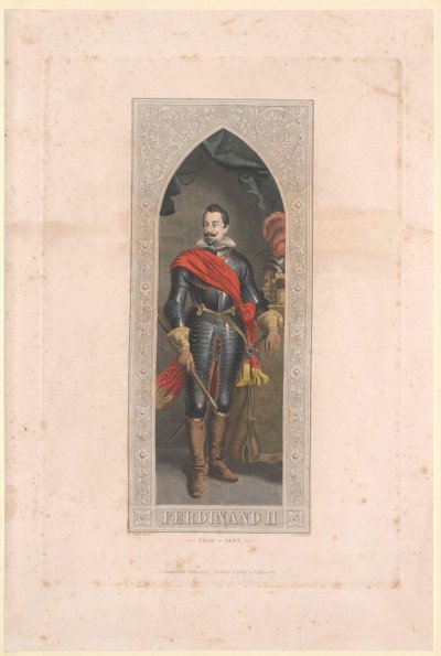 II. Ferdinánd szent római császár alkotó: Artist Unknown