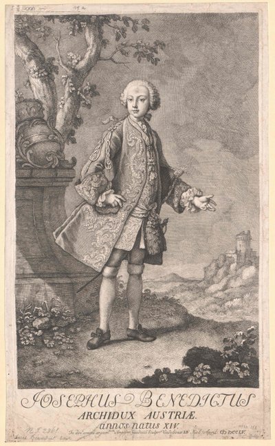 II. József szent római császár alkotó: Artist Unknown