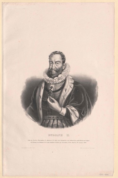 II. Rudolf szent római császár alkotó: Artist Unknown