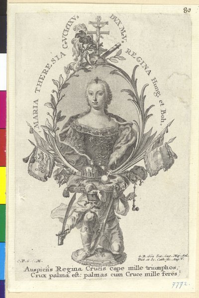 Mária Terézia római császárnő alkotó: Artist Unknown