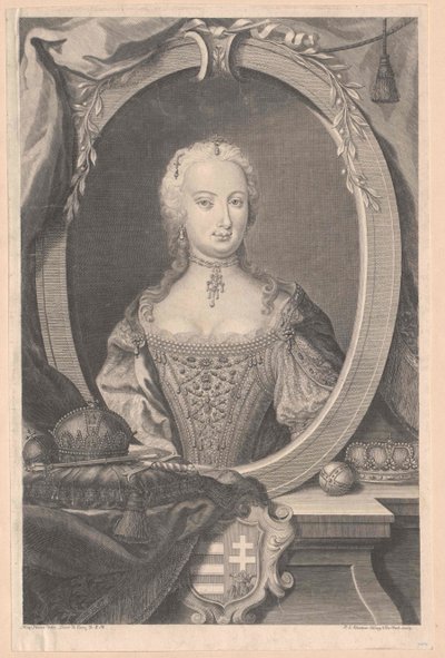 Mária Terézia római császárnő alkotó: Artist Unknown