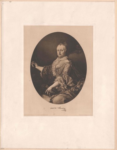 Mária Terézia szent római császárnő alkotó: Artist Unknown
